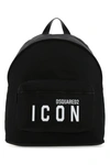 Dsquared2 Be Icon Black Backpack In Blk