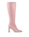 Liu •jo Woman Boot Pink Size 7 Textile Fibers