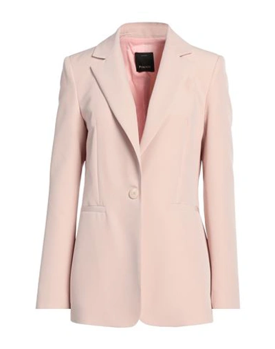 Pinko Woman Blazer Pink Size 6 Polyester, Elastane