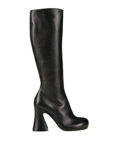 Marni Woman Knee Boots Black Size 6 Soft Leather