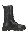 Geox 40mm Vilde Combat Boots In Black