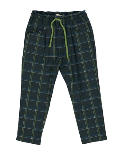 Zhoe & Tobiah Babies'  Toddler Girl Pants Dark Green Size 6 Acrylic, Polyester, Wool, Cotton, Elastane