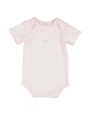 Nanán Newborn Girl Baby Bodysuit Pink Size 3 Cotton, Elastane