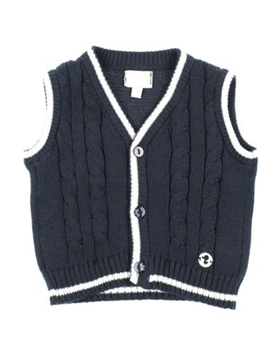 Le Bebé Babies'  Newborn Boy Cardigan Midnight Blue Size 3 Cotton