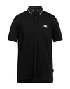 Armani Exchange Man Polo Shirt Midnight Blue Size Xxl Cotton In Black