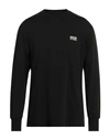 Pt Torino Man T-shirt Black Size 42 Cotton In Black