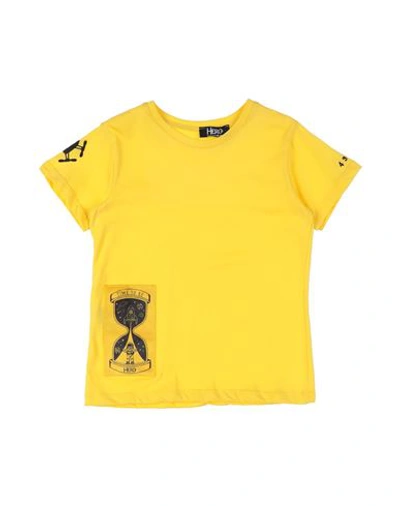 Héros Babies' Heros Toddler Boy T-shirt Yellow Size 6 Cotton, Elastane