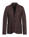 Harris Wharf London Man Suit Jacket Cocoa Size 42 Virgin Wool In Brown