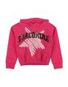 Fracomina Mini Toddler Girl Sweatshirt Fuchsia Size 6 Cotton, Elastane In Pink