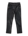 Fracomina Mini Toddler Girl Pants Black Size 7 Polyester In Black