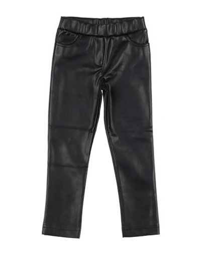 Fracomina Mini Babies'  Toddler Girl Pants Black Size 7 Polyester
