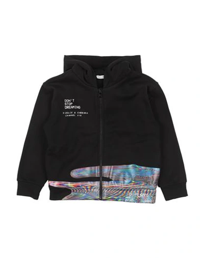 Dolce & Gabbana Babies'  Toddler Boy Sweatshirt Black Size 5 Cotton