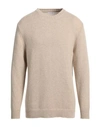 Bellwood Man Sweater Sand Size 40 Acrylic, Alpaca Wool, Wool, Viscose In Beige