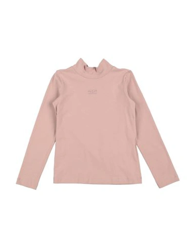 Elisabetta Franchi Babies'  Toddler Girl T-shirt Light Brown Size 6 Cotton, Elastane In Beige