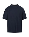Emporio Armani Man T-shirt Midnight Blue Size S Virgin Wool, Viscose