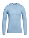 Grey Daniele Alessandrini Man Sweater Sky Blue Size 38 Acrylic, Wool