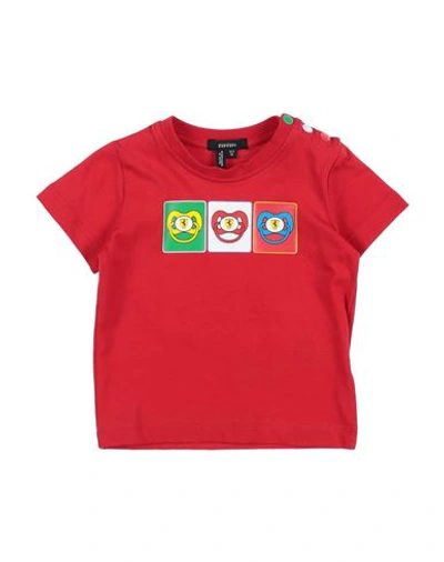 Ferrari Babies'  Newborn Girl T-shirt Red Size 0 Cotton