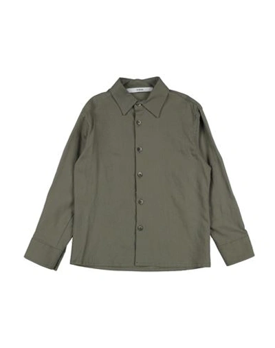 I'm Brian Toddler Boy Shirt Military Green Size 6 Linen, Viscose In Green