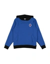 Marcelo Burlon County Of Milan Marcelo Burlon Toddler Boy Sweatshirt Blue Size 6 Cotton, Polyester, Elastane In Blue