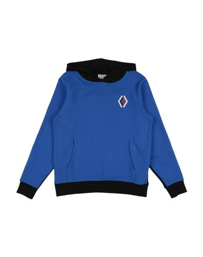 Marcelo Burlon County Of Milan Babies' Marcelo Burlon Toddler Boy Sweatshirt Blue Size 6 Cotton, Polyester, Elastane