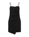 Pinko Woman Mini Dress Black Size 4 Polyester, Elastane