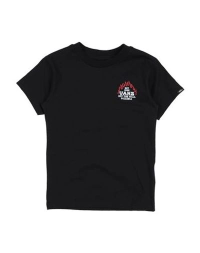 Vans Babies'  Toddler Boy T-shirt Black Size 5 Cotton