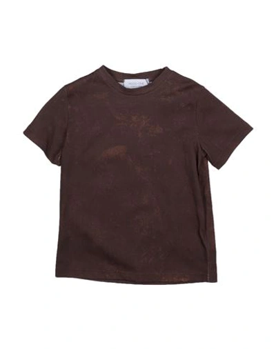 Mood One Babies' Mood_one Toddler Boy T-shirt Brown Size 4 Cotton, Elastane