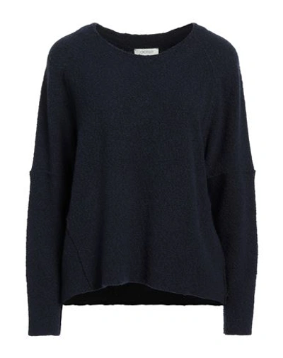 Crossley Woman Sweater Midnight Blue Size M Viscose, Polyamide, Wool, Cashmere