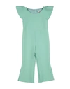 ELISABETTA FRANCHI ELISABETTA FRANCHI TODDLER GIRL JUMPSUIT LIGHT GREEN SIZE 6 POLYESTER, ELASTANE