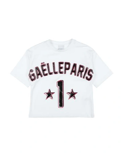 Gaelle Paris Babies' Gaëlle Paris Toddler Boy T-shirt White Size 6 Cotton, Elastane