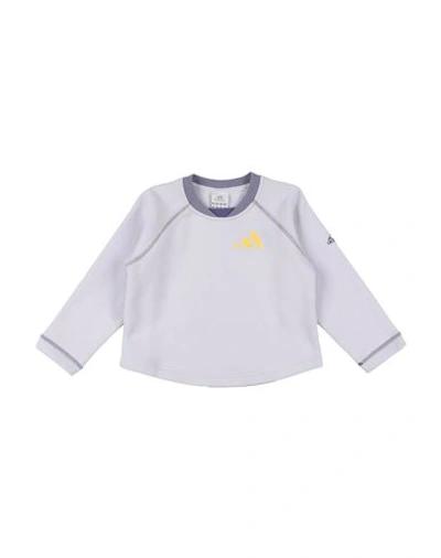 Adidas Originals Babies' Adidas Toddler Girl Sweatshirt Lilac Size 4 Cotton, Polyester In Purple