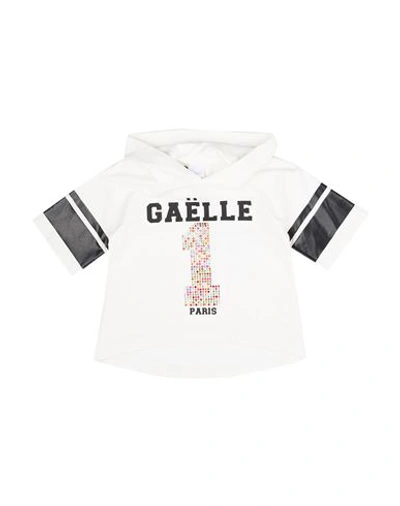 Gaelle Paris Babies' Gaëlle Paris Toddler Girl Sweatshirt Off White Size 6 Cotton, Elastane