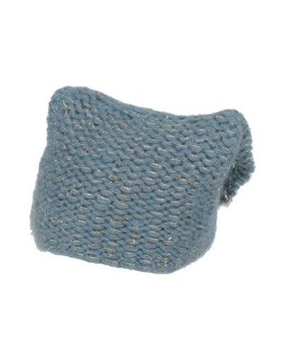 Louis Louise Babies'  Toddler Girl Hat Pastel Blue Size 3 Polyamide, Acrylic, Mohair Wool, Metallic Polyester