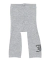 John Galliano Newborn Girl Pants Grey Size 1 Viscose, Nylon, Polyester, Elastane In Grey