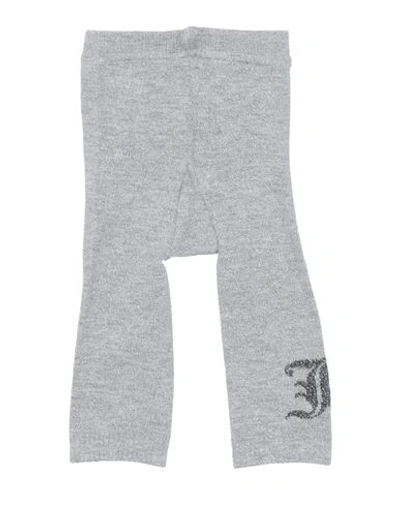 John Galliano Babies'  Newborn Girl Pants Grey Size 1 Viscose, Nylon, Polyester, Elastane