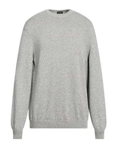 A.testoni A. Testoni Man Sweater Grey Size 48 Cotton