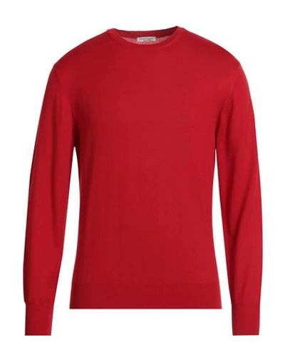 Gran Sasso Man Sweater Red Size 46 Cashmere