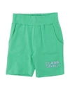 Cavalli Class Babies'  Toddler Boy Shorts & Bermuda Shorts Green Size 6 Cotton, Elastane