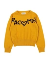Fracomina Mini Toddler Girl Sweater Marigold Size 4 Viscose, Polyester, Polyamide In Yellow