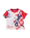 Scuderia Ferrari Newborn Boy T-shirt Red Size 3 Cotton In Red
