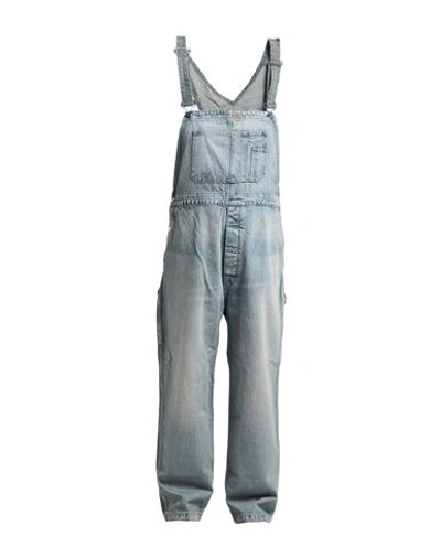 Amiri Man Overalls Blue Size Xl Cotton