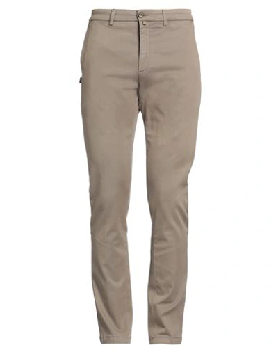 Siviglia Man Pants Khaki Size 40 Cotton, Lyocell, Elastane In Beige