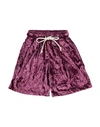 Luxury Lab Milano Toddler Girl Shorts & Bermuda Shorts Purple Size 4 Polyester, Elastane In Purple