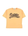 Gaelle Paris Babies' Gaëlle Paris Toddler Girl T-shirt Orange Size 4 Cotton, Elastane