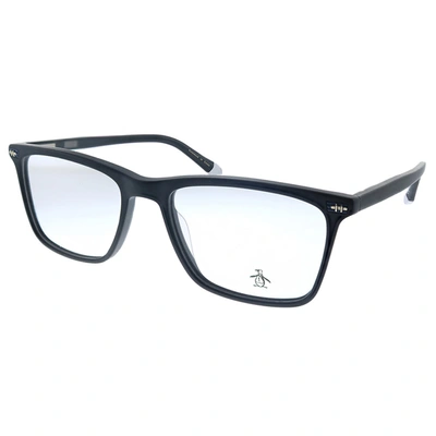 Original Penguin Pe Drexler Bk 53mm Unisex Square Eyeglasses 53mm In Black