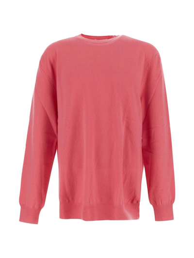 Comme Des Garçons Shirt Knit Jumper In Pink