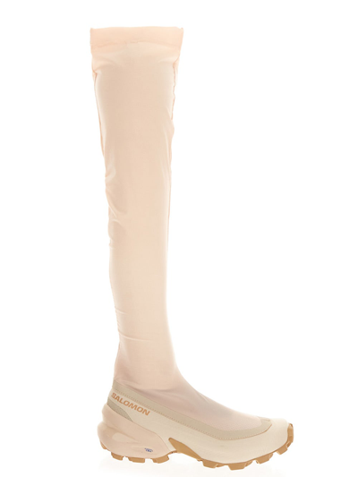 Mm6 Maison Margiela X Salomon Crosswader Lug Knee-boots In White