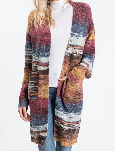 Heimish Usa Sweet Jane Cardigan In Patterned In Multi