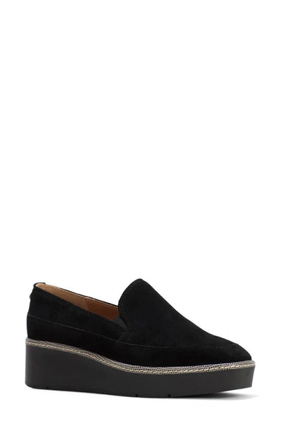 DONALD PLINER WALLIS PLATFORM WEDGE LOAFER