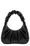 Jw Pei Gabbi Rhombus Ruched Quilted Faux Leather Handbag In Black